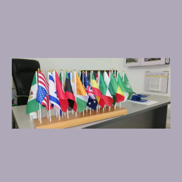 24-Flag Table Stand