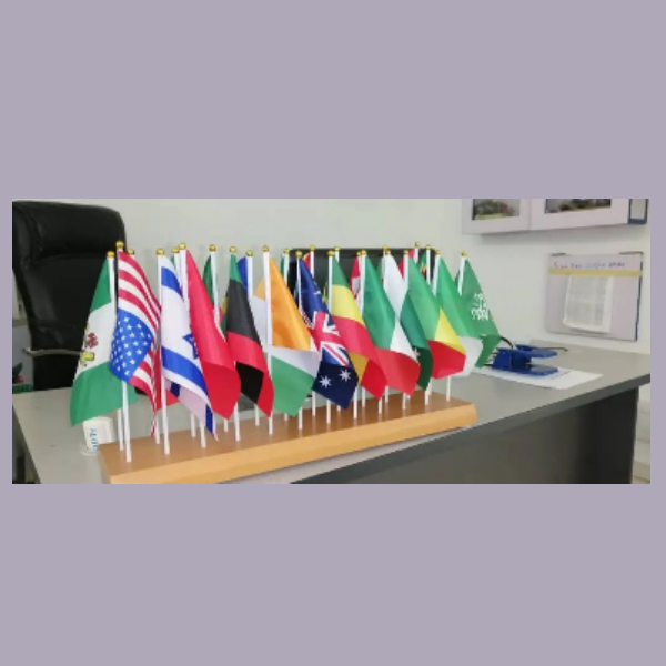 24-Flag Table Stand