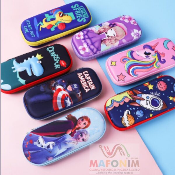 3 D Cartoon Pencil Case